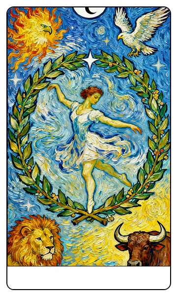 The World tarot card