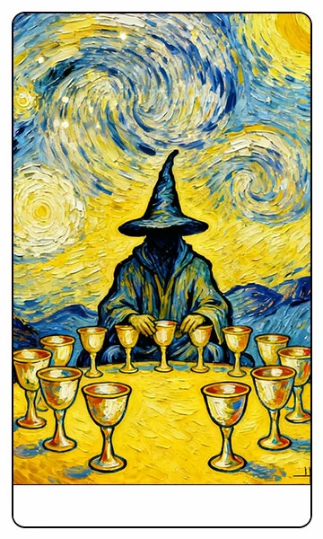Nine of Cups tarot card