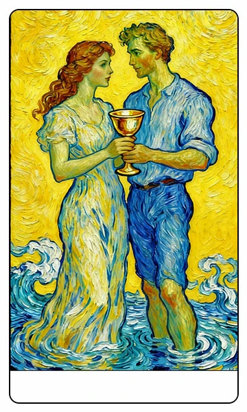 Two of Cups tarot card