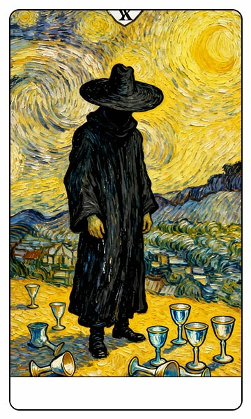 Five of Cups tarot card