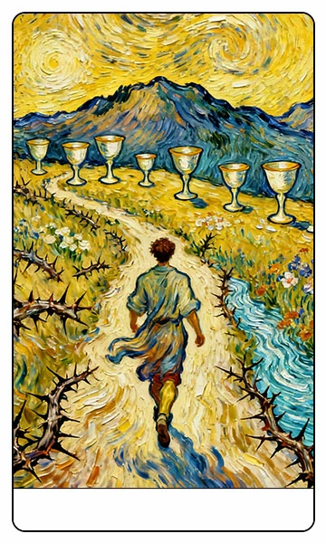 Eight of Cups tarot card