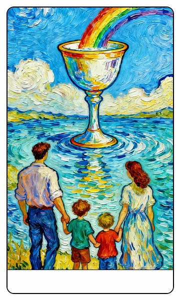 Ten of Cups tarot card