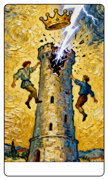 The Tower tarot card