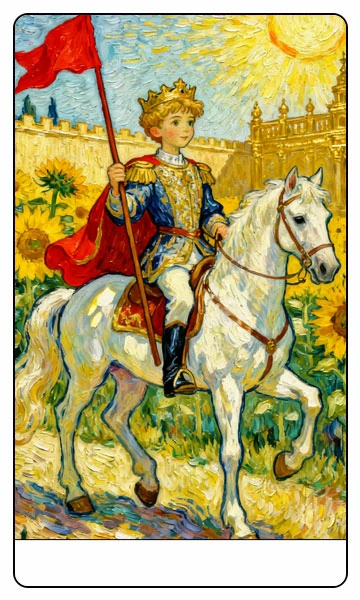 The Sun tarot card
