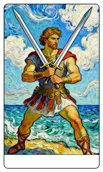 Two of Swords tarot card