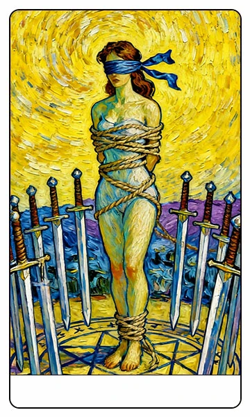 Eight of Swords tarot card