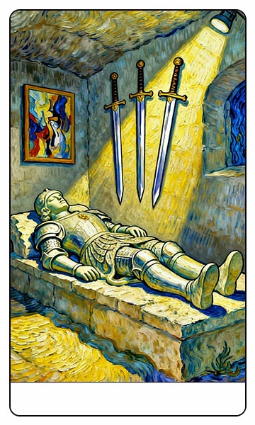 Four of Swords tarot card