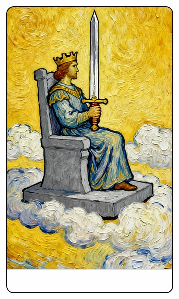 King of Swords tarot card