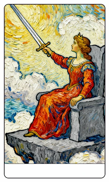 Queen of Swords tarot card