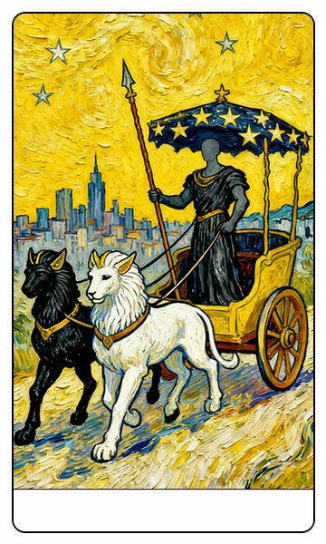 The Chariot tarot card