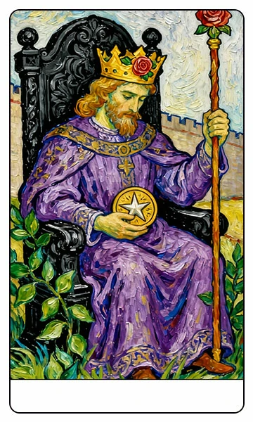 King of Pentacles tarot card
