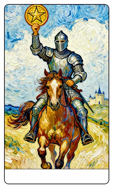 Knight of Pentacles tarot card