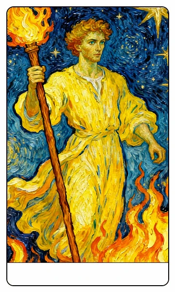 Nine of Wands tarot card
