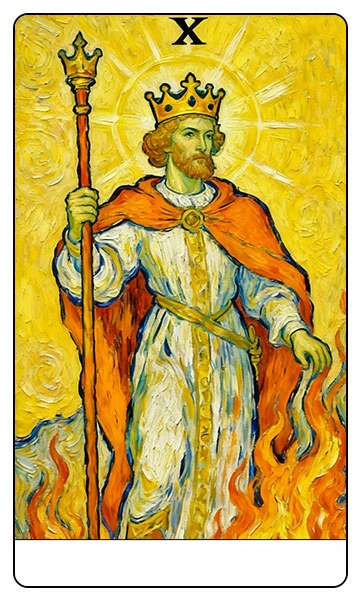 King of Wands tarot card