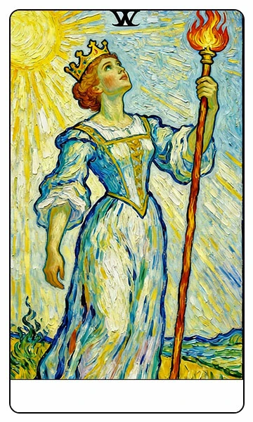 Queen of Wands tarot card