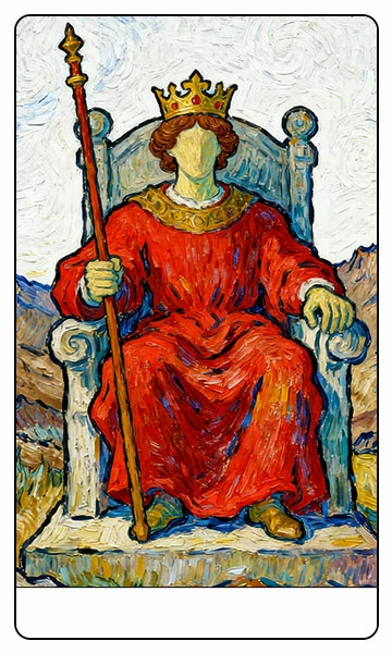 The Emperor tarot card