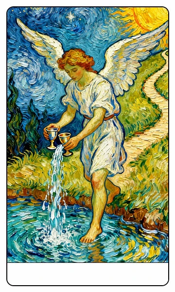 Temperance tarot card